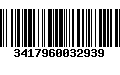 Código de Barras 3417960032939