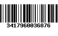 Código de Barras 3417960036876