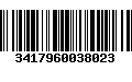 Código de Barras 3417960038023