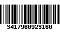 Código de Barras 3417960923160