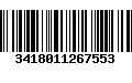 Código de Barras 3418011267553