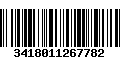 Código de Barras 3418011267782