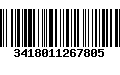 Código de Barras 3418011267805