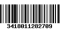 Código de Barras 3418011282709