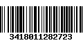 Código de Barras 3418011282723