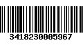 Código de Barras 3418230005967