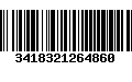 Código de Barras 3418321264860