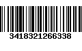 Código de Barras 3418321266338