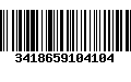 Código de Barras 3418659104104