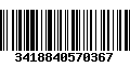 Código de Barras 3418840570367