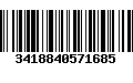 Código de Barras 3418840571685