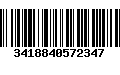 Código de Barras 3418840572347