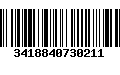 Código de Barras 3418840730211