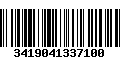 Código de Barras 3419041337100