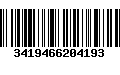 Código de Barras 3419466204193