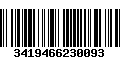 Código de Barras 3419466230093