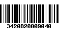 Código de Barras 3420820009040