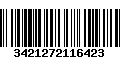 Código de Barras 3421272116423