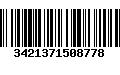 Código de Barras 3421371508778