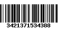 Código de Barras 3421371534388