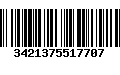 Código de Barras 3421375517707