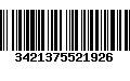 Código de Barras 3421375521926