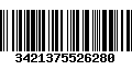 Código de Barras 3421375526280