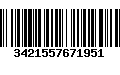 Código de Barras 3421557671951