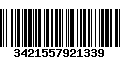 Código de Barras 3421557921339