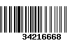 Código de Barras 34216668