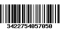 Código de Barras 3422754057050