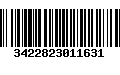 Código de Barras 3422823011631