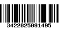 Código de Barras 3422825091495