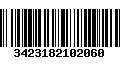 Código de Barras 3423182102060