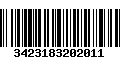 Código de Barras 3423183202011