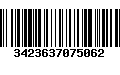 Código de Barras 3423637075062