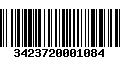 Código de Barras 3423720001084