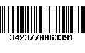 Código de Barras 3423770063391