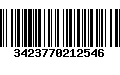 Código de Barras 3423770212546