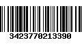 Código de Barras 3423770213390