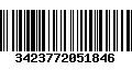 Código de Barras 3423772051846