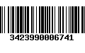 Código de Barras 3423990006741