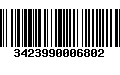 Código de Barras 3423990006802