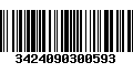 Código de Barras 3424090300593