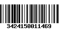 Código de Barras 3424150011469