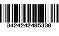 Código de Barras 3424242485338