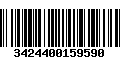 Código de Barras 3424400159590