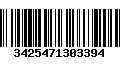 Código de Barras 3425471303394