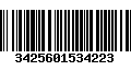 Código de Barras 3425601534223