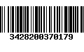 Código de Barras 3428200370179